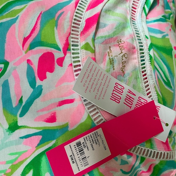 Lily Pulitzer Agee Dress, Croc My World, Size Large - Picture 4 of 8